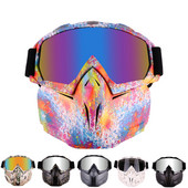 Ochelari de schi pentru bărbați și femei Mască de snowboard anti-aburire Ochelari de schi anti-UV anti-vânt pentru schi Ciclism Motocross Ochelari de schi anti-aburire UV