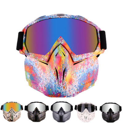 Ochelari de schi pentru bărbați și femei Mască de snowboard anti-aburire Ochelari de schi anti-UV anti-vânt pentru schi Ciclism Motocross Ochelari de schi anti-aburire UV