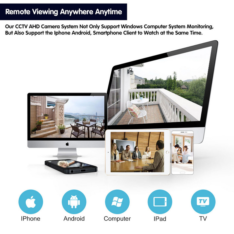 HKIXDISTE AHD Cameră de supraveghere analogică de înaltă definiție 4K 8MP AHD-H 5.0MP 720P 1080P AHD Cameră CCTV de securitate pentru interior în aer liber