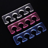 2 buc./pachet Separator de degete cu formă moale/Distanțierea degetelor pentru instrument de unghii manichiură pedichiură