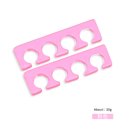 2 buc./pachet Separator de degete cu formă moale/Distanțierea degetelor pentru instrument de unghii manichiură pedichiură