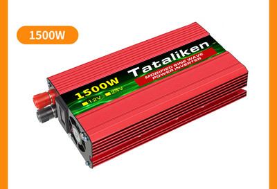 1500W/2000W/2600W DC 12V - AC 220V Hordozható autós teljesítmény inverter töltő átalakító adapter univerzális EU aljzat Autó tartozékok