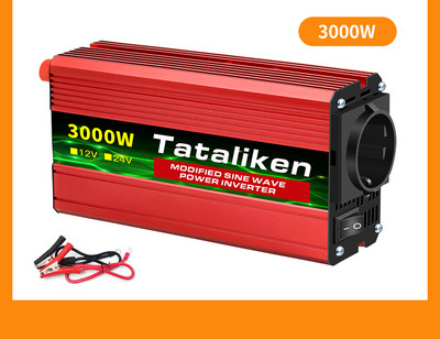 1500W/2000W/2600W DC 12V - AC 220V Hordozható autós teljesítmény inverter töltő átalakító adapter univerzális EU aljzat Autó tartozékok