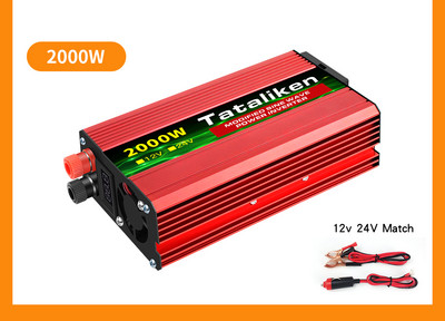 1500w 2000w 2600W 3000w 4000w inverter europski standard 12v do 220v LED zaslon automobil inverter pretvarač velike snage