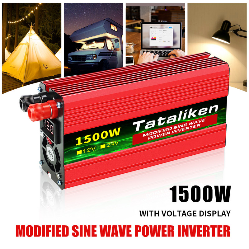 1500w 2000w 2600W 3000w 4000w inverter europski standard 12v do 220v LED zaslon automobil inverter pretvarač velike snage