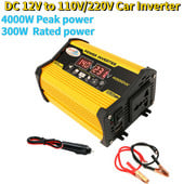 Peak 4000W 12V 220V/110V na LED izmjeničnu struju za automobil Inverter Pretvarač Punjač Adapter Inverter Dvostruki USB transformator Modificirani sinusni val
