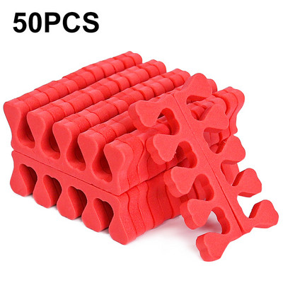 20/50 buc/pachet Separator de degete pentru arta unghiilor Separator de degete din burete pentru picioare Separator de degete cu gel moale UV Lac de unghii Accesorii pentru salonul de unghii Instrument de manichiura pentru pedichiura