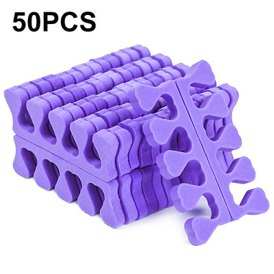 20/50 buc/pachet Separator de degete pentru arta unghiilor Separator de degete din burete pentru picioare Separator de degete cu gel moale UV Lac de unghii Accesorii pentru salonul de unghii Instrument de manichiura pentru pedichiura