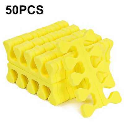 20/50 buc/pachet Separator de degete pentru arta unghiilor Separator de degete din burete pentru picioare Separator de degete cu gel moale UV Lac de unghii Accesorii pentru salonul de unghii Instrument de manichiura pentru pedichiura