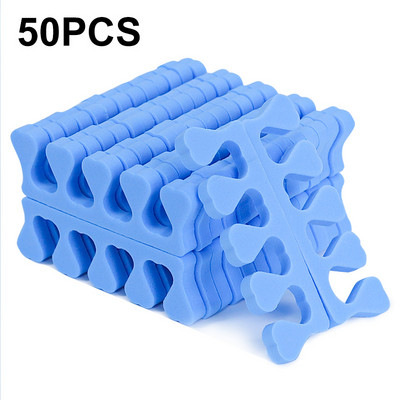 20/50 buc/pachet Separator de degete pentru arta unghiilor Separator de degete din burete pentru picioare Separator de degete cu gel moale UV Lac de unghii Accesorii pentru salonul de unghii Instrument de manichiura pentru pedichiura
