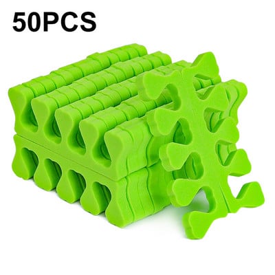 20/50 buc/pachet Separator de degete pentru arta unghiilor Separator de degete din burete pentru picioare Separator de degete cu gel moale UV Lac de unghii Accesorii pentru salonul de unghii Instrument de manichiura pentru pedichiura