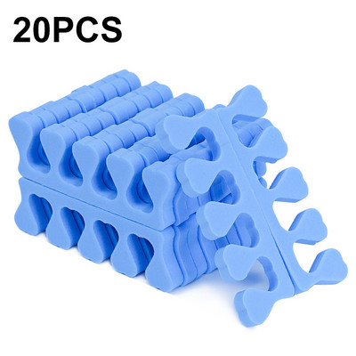 20/50 buc/pachet Separator de degete pentru arta unghiilor Separator de degete din burete pentru picioare Separator de degete cu gel moale UV Lac de unghii Accesorii pentru salonul de unghii Instrument de manichiura pentru pedichiura