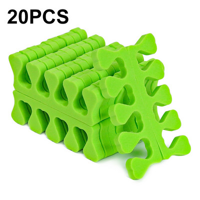 20/50 buc/pachet Separator de degete pentru arta unghiilor Separator de degete din burete pentru picioare Separator de degete cu gel moale UV Lac de unghii Accesorii pentru salonul de unghii Instrument de manichiura pentru pedichiura