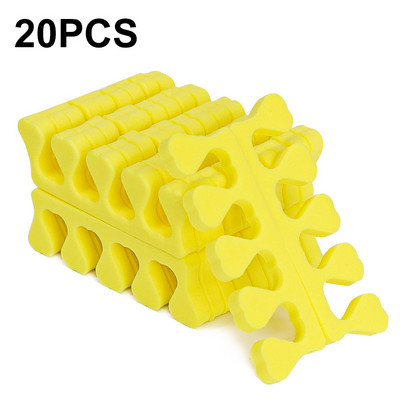 20/50 buc/pachet Separator de degete pentru arta unghiilor Separator de degete din burete pentru picioare Separator de degete cu gel moale UV Lac de unghii Accesorii pentru salonul de unghii Instrument de manichiura pentru pedichiura