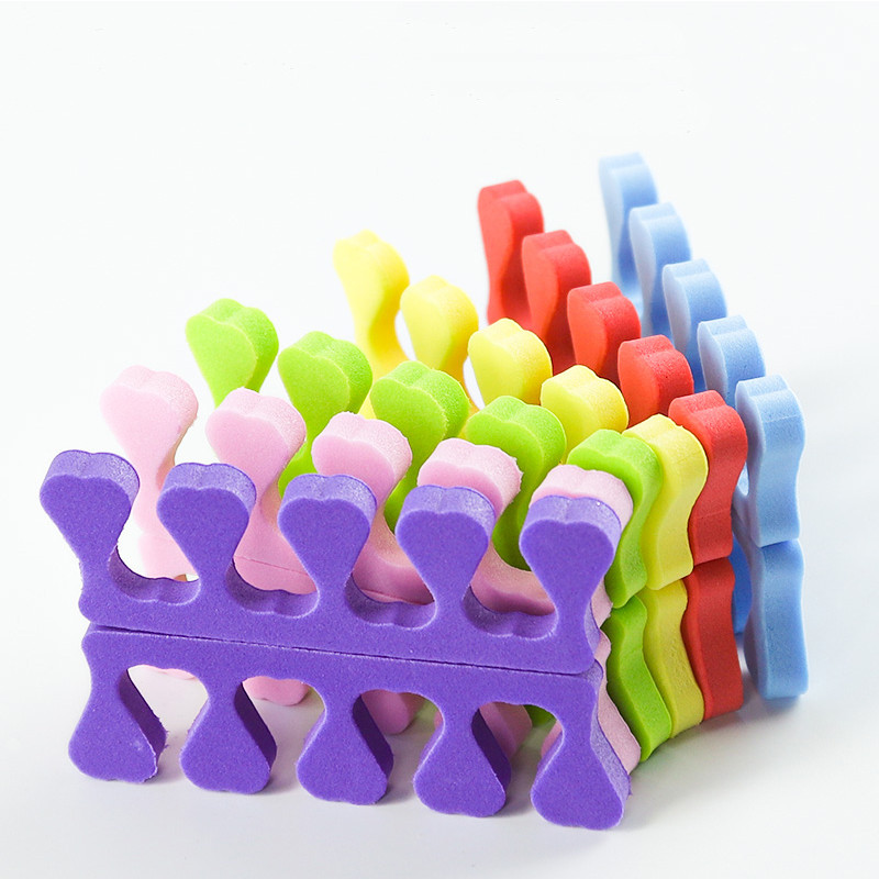20/50 buc/pachet Separator de degete pentru arta unghiilor Separator de degete din burete pentru picioare Separator de degete cu gel moale UV Lac de unghii Accesorii pentru salonul de unghii Instrument de manichiura pentru pedichiura