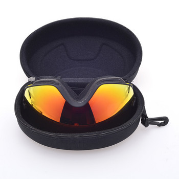 Оригинална опаковка Кутия за ски очила Истински калъф за ски очила с голям капацитет, удароустойчив, водоустойчив, защита срещу падане, EVA