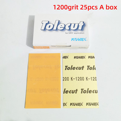 25 bucăți Japonia KOVAX Hârtie de șlefuit cu puncte 1 punct 4 Vopsea spray pentru mașină Petice mic Lustruire rapidă Slefuire uscată Slefuit Nisip Bandă spate