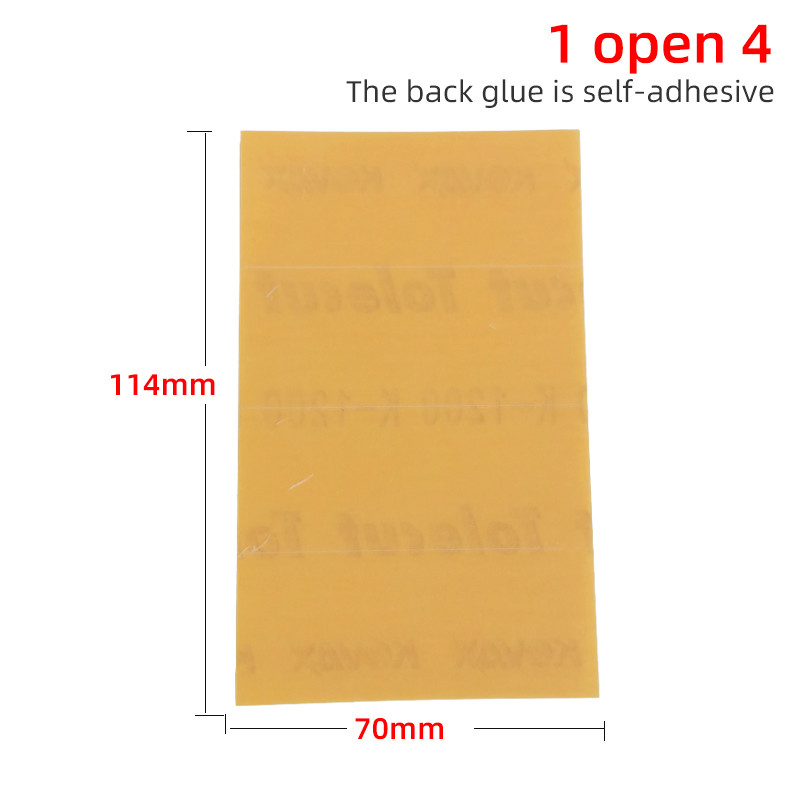 25 bucăți Japonia KOVAX Hârtie de șlefuit cu puncte 1 punct 4 Vopsea spray pentru mașină Petice mic Lustruire rapidă Slefuire uscată Slefuit Nisip Bandă spate