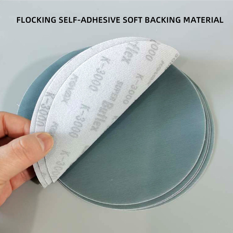 25 bucăți KOVAX 6 inch șmirghel vopsea mașină rotundă flocata Frumusețe șlefuit fin 150 mm 2000 granulație