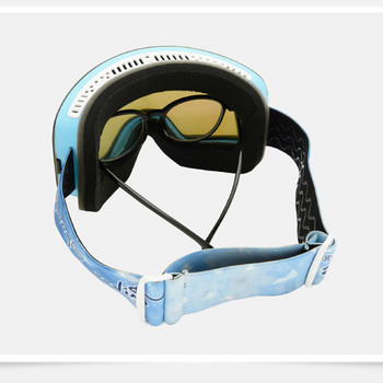 Χειμερινά νέα γυαλιά σκι Γυαλιά διπλής στρώσης Αντιθαμβωτικά σφαιρικά αντιανεμικά ανδρικά γυαλιά Γυναικεία γυαλιά για υπαίθριο αθλητικό σκι μάσκα ποδηλασίας