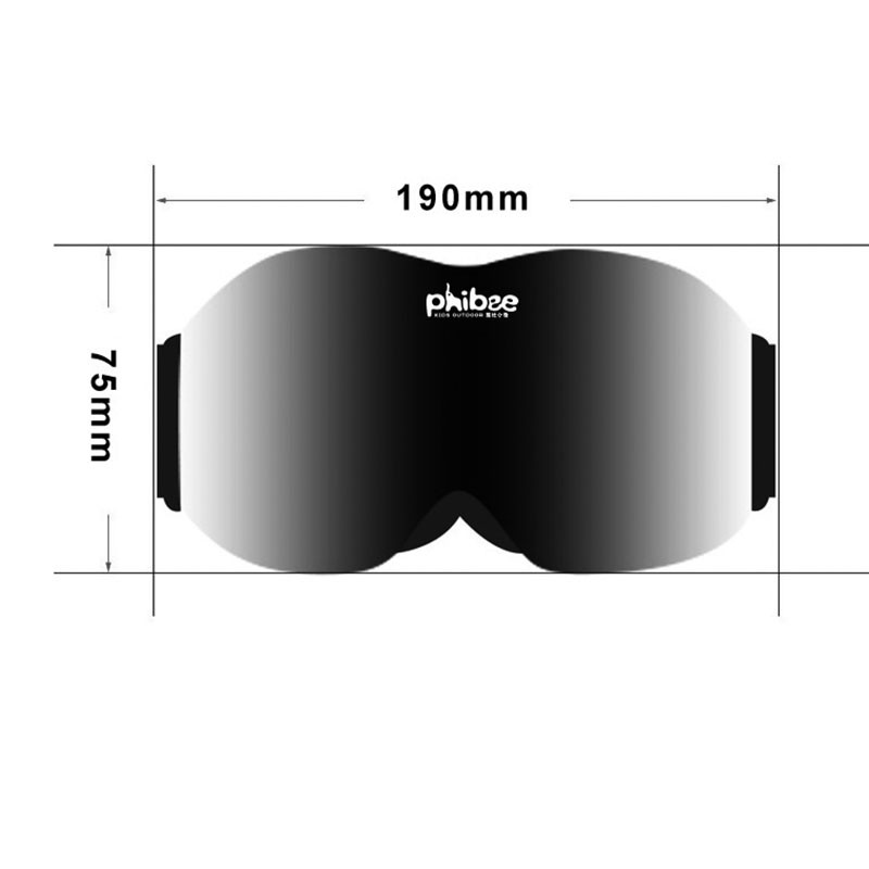 Iarna Noi ochelari de schi Ochelari de protecție cu două straturi, anti-ceață, sferici, rezistenți la vânt, bărbați, femei, ochelari, sporturi în aer liber, schi, mască de ciclism