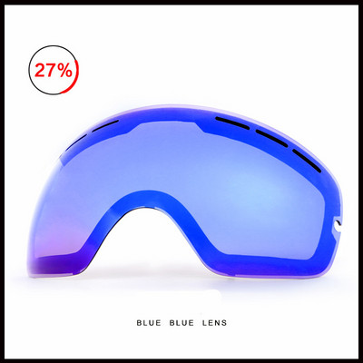 Márka Snowboard szemüveg dupla páramentes lencse nagy gömb alakú síszemüveg síszemüveg lencse azonos stílusú lencséhez