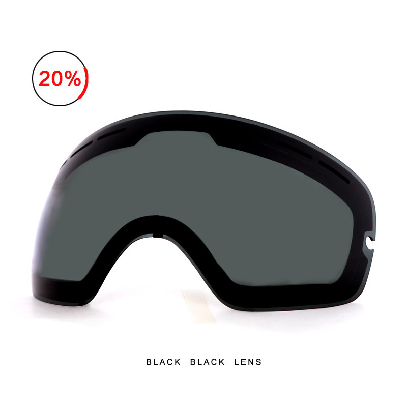 Márka Snowboard szemüveg dupla páramentes lencse nagy gömb alakú síszemüveg síszemüveg lencse azonos stílusú lencséhez