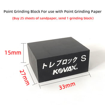 25τμχ 1σετ 800Grit Original Japan KOVAX Hand Grinding Block Ανταλλακτικό Γυαλόχαρτο Γυαλόχαρτο Δίσκος λείανσης Βάση βαφής αυτοκινήτου Χειροκίνητο γυάλισμα