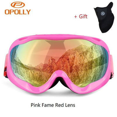 Obaolay 2020 Ски очила със ски маска Мъже Жени Очила за сноуборд Очила Ски Uv400 Защита против мъгла Очила за ски сняг