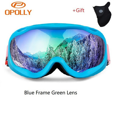 Obaolay 2020 Ски очила със ски маска Мъже Жени Очила за сноуборд Очила Ски Uv400 Защита против мъгла Очила за ски сняг