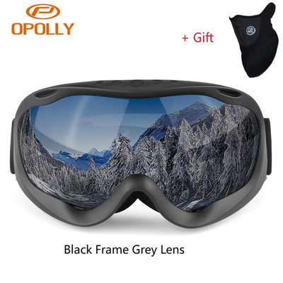 Obaolay 2020 Ски очила със ски маска Мъже Жени Очила за сноуборд Очила Ски Uv400 Защита против мъгла Очила за ски сняг