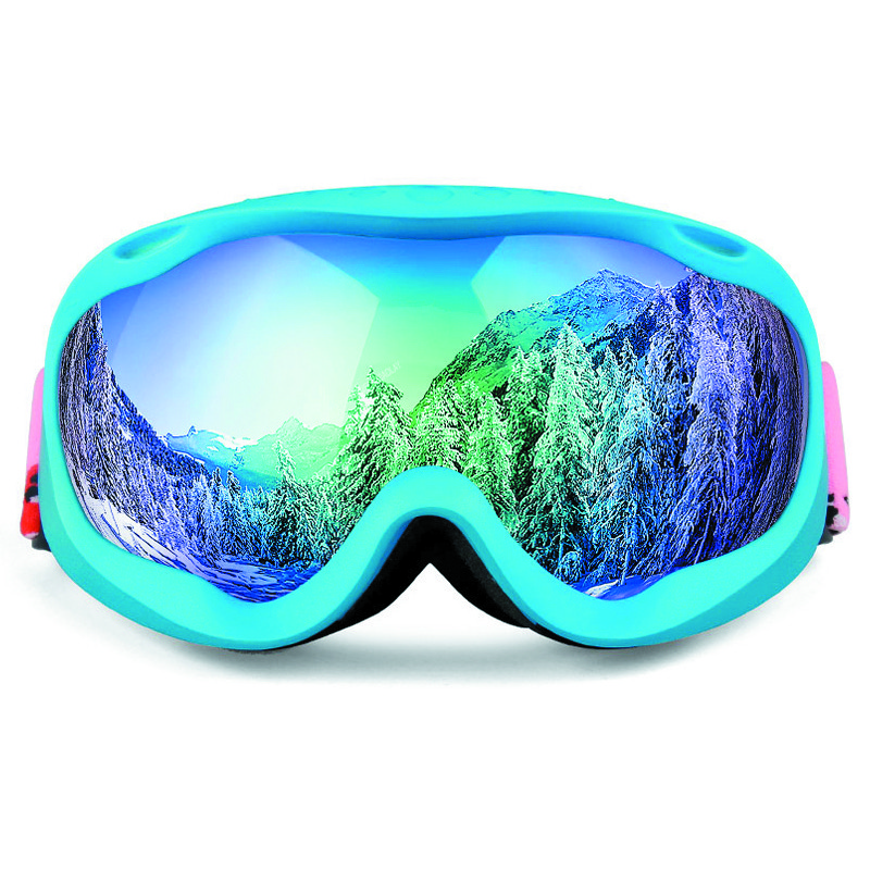 Obaolay 2020 Ски очила със ски маска Мъже Жени Очила за сноуборд Очила Ски Uv400 Защита против мъгла Очила за ски сняг