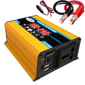 Peak 4000W 12V 220V/110V LED AC Μετατροπέας Ισχύος Αυτοκινήτου Μετασχηματιστής Μετατροπέας Μετατροπέας Φορτιστής Προσαρμογέας κύματος ημιτονοειδούς USB Dual Modifi G4H6