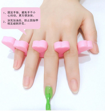 200 τμχ/Συσκευασία Nail Art Toes Separators Finger Foot Sponge Soft Gel UV Tools Polish Manicure Pedicure Toes & Finger Relaxing Hold