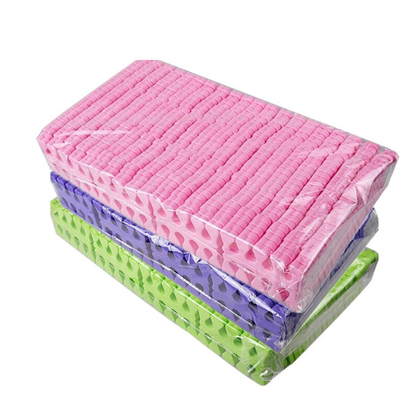 200 τμχ/Συσκευασία Nail Art Toes Separators Finger Foot Sponge Soft Gel UV Tools Polish Manicure Pedicure Toes & Finger Relaxing Hold