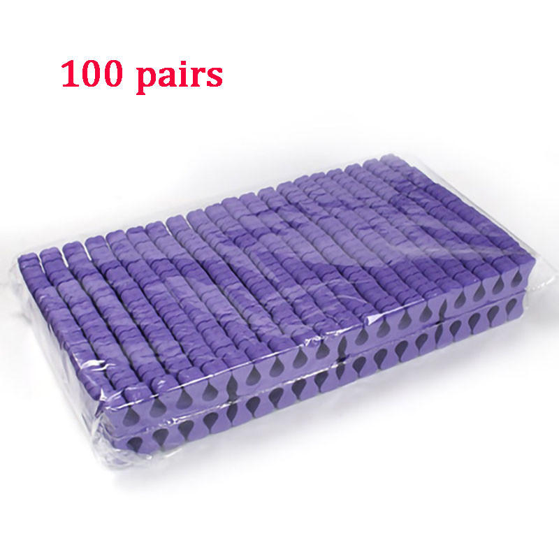 200 τμχ/Συσκευασία Nail Art Toes Separators Finger Foot Sponge Soft Gel UV Tools Polish Manicure Pedicure Toes & Finger Relaxing Hold