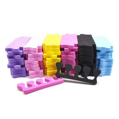 50 buc/pachet Instrument pentru arta unghiilor Separatoare pentru degetele degetelor de la picior Lac de unghii Îngrijirea picioarelor Separatoare de degete cu burete în vrac Manichiură Pedichiură Salon/Acasă