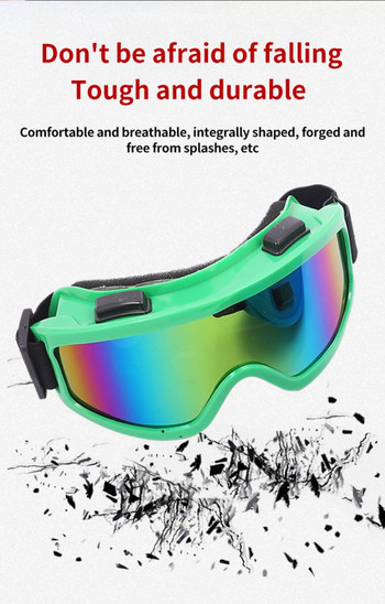 Αντιθαμβωτικά γυαλιά σκι για χιόνι Candy color Επαγγελματικά αντιανεμικά X400 UV Protection Skate γυαλιά σκι Χειμερινά αθλητικά αξεσουάρ