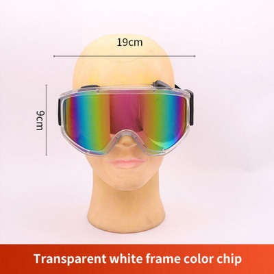 Ochelari de schi anti-aburire pentru zăpadă, culoare bomboană, rezistență la vânt profesională X400, protecție UV, ochelari de schi, patine, accesorii pentru sporturi de iarnă