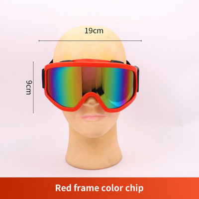 Ochelari de schi anti-aburire pentru zăpadă, culoare bomboană, rezistență la vânt profesională X400, protecție UV, ochelari de schi, patine, accesorii pentru sporturi de iarnă