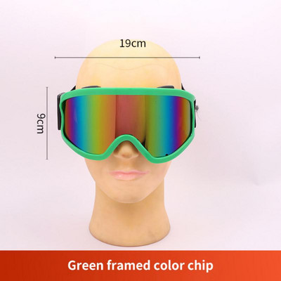 Ochelari de schi anti-aburire pentru zăpadă, culoare bomboană, rezistență la vânt profesională X400, protecție UV, ochelari de schi, patine, accesorii pentru sporturi de iarnă