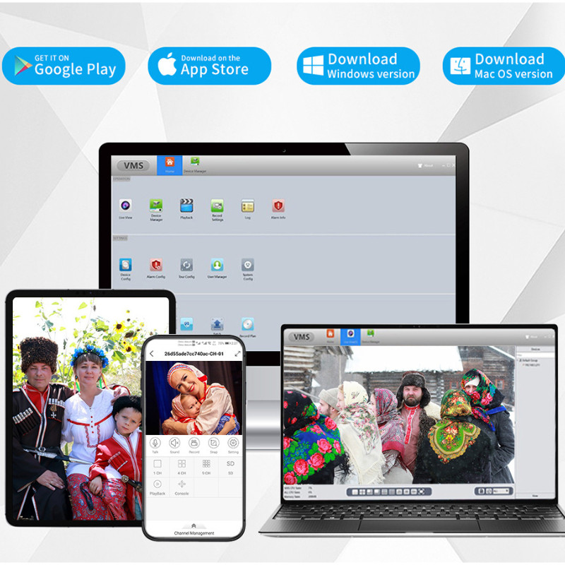 Hiseeu 2023 UUS 4K 8MP POE IP-kaamera helisalvestus CCTV turvavalvekaamera veekindel IP66 välistingimustes koduvideo H.265