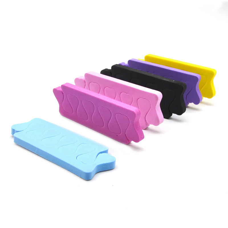 100 KOM./LOT Profesionalni Nail Art Razdjelnici prstiju Prsti Razdjelnik stopala Spužva Mekani gel UV kozmetički alati Lak za manikuru Pedikura