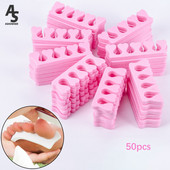 50db/csomag Nail Art lábujj elválasztó lábak szivacs ujjak elválasztók puha gél UV lakk körömszalon kellékek pedikűr manikűr eszközök