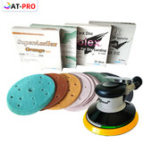 25 vnt KOVAX 6 "15 skylių minkštas abrazyvinis popierius 150 mm automobilių dažų paviršius grožio poliravimas 240-3000 nugaros vilnos apvalus švitrinis popierius
