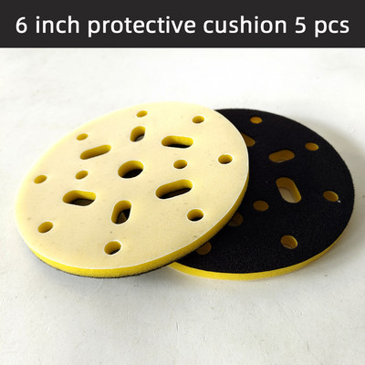 25 vnt KOVAX 6 "15 skylių minkštas abrazyvinis popierius 150 mm automobilių dažų paviršius grožio poliravimas 240-3000 nugaros vilnos apvalus švitrinis popierius