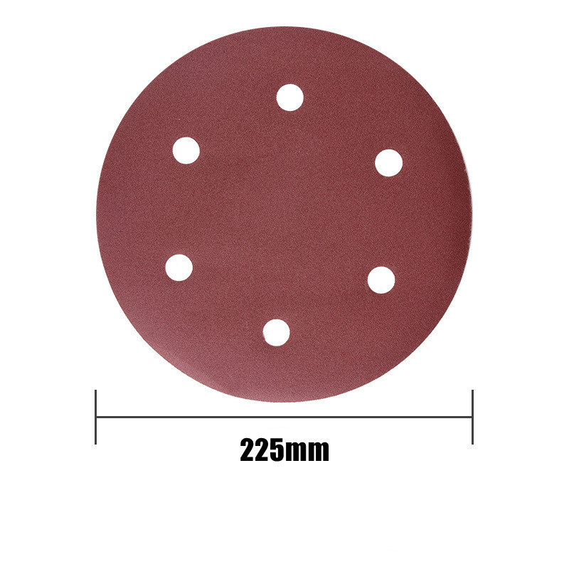 15 buc 9 inch 225 mm 6 găuri Disc de șlefuit Hârtie abrazivă găuri asortate 40-1000 granulație pentru șlefuitor electric de șlefuit pentru perete uscat 215