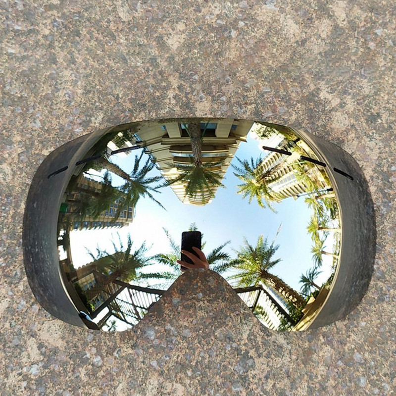 Ochelari de schi HX06 Lentile cu două straturi de protecție împotriva orbirii zăpezii Ochelari de snowboard pentru schi Accesorii pentru sporturi de iarnă