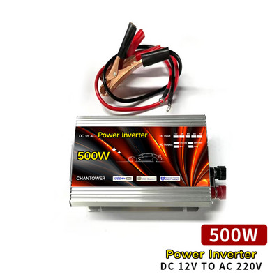 Inverter 12V 220V Solar Inverter 1000W 1500W 2000W 4000W Hordozható Feszültség Transzformátor Automatikus Töltő Átalakító Autó Inverter