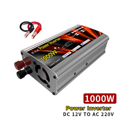 Inverter 12V 220V Solar Inverter 1000W 1500W 2000W 4000W Hordozható Feszültség Transzformátor Automatikus Töltő Átalakító Autó Inverter